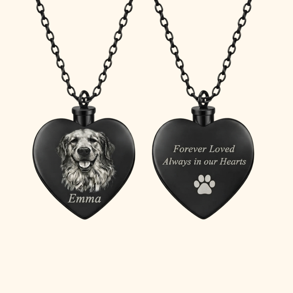 Gepersonaliseerde Huisdier Foto Urn Ketting