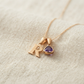 Initiaal Geboortesteen Bedel Ketting