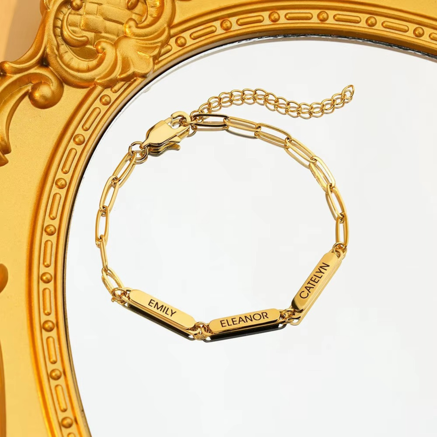 Gepersonaliseerde Schakel Charm Armband