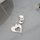 Gepersonaliseerde Familie Hart Ketting