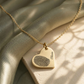 Gepersonaliseerde Hart Vingerafdruk Ketting