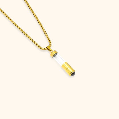 Memory Capsule Projection Necklace for Men