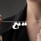Gepersonaliseerde Familie Hart Ketting