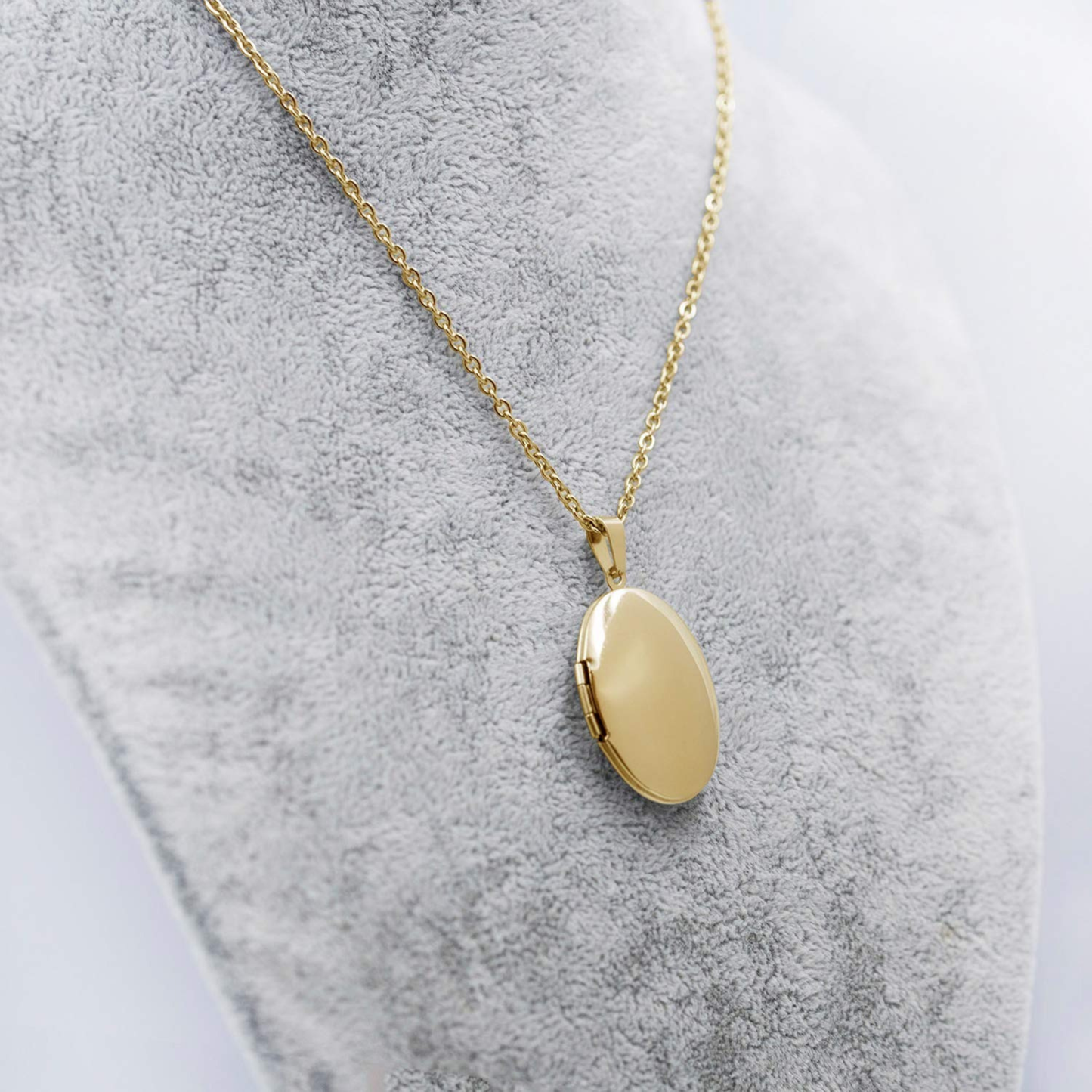 Gepersonaliseerde Gegraveerde Ovale Foto Ketting