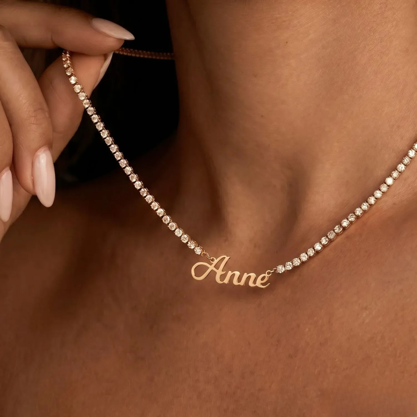 Gepersonaliseerde Handtekening Naam Ketting