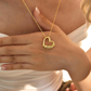 Gepersonaliseerde Hart Gegraveerde Kralen Ketting