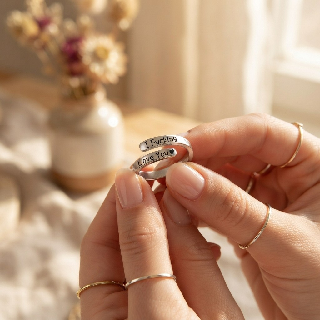 “I F*cking Love You” Verstelbare Ring