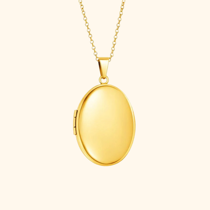 Gepersonaliseerde Gegraveerde Ovale Foto Ketting