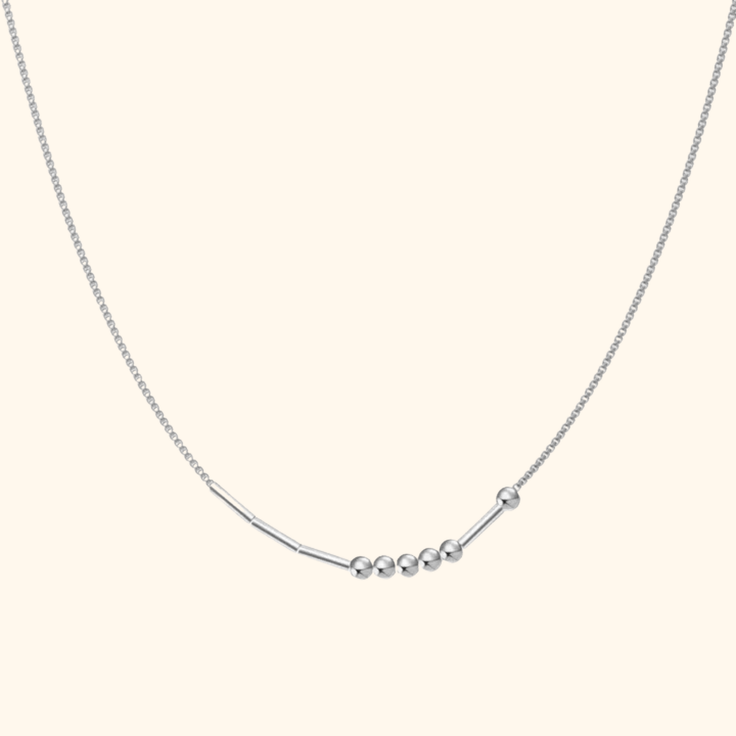 Gepersonaliseerde Morse Code Ketting
