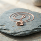 Gepersonaliseerde Hart Vingerafdruk Ketting