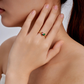 Gepersonaliseerde Hart Geboortesteen Ring