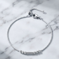 Gepersonaliseerde Morse Code Armband