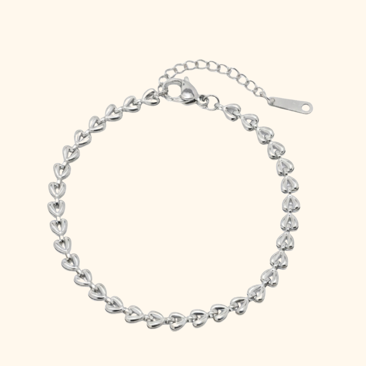 Voor Altijd Verbonden Hartjes Armband
