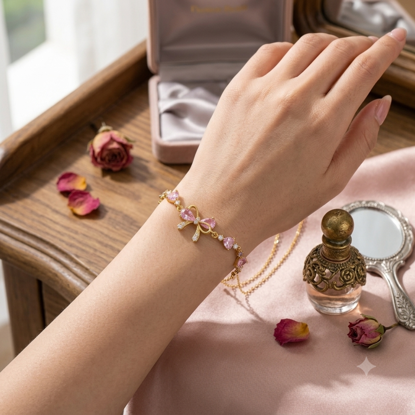 Sprankelende Strik Armband