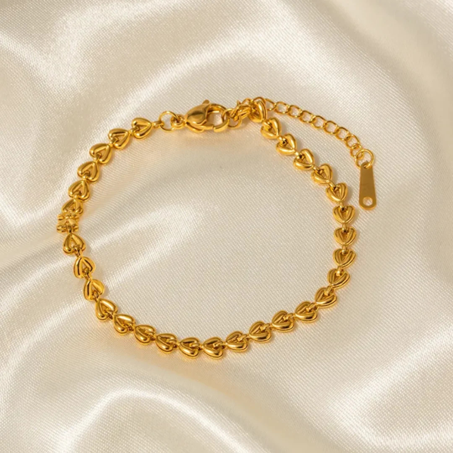 Voor Altijd Verbonden Hartjes Armband