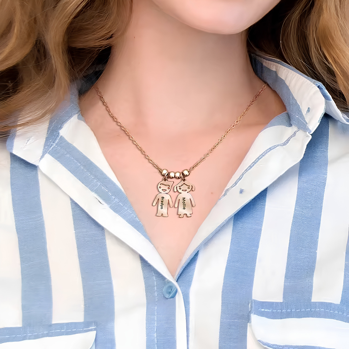 Graveerbare Kinder Bedel Ketting