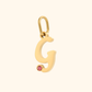 Gepersonaliseerde Initiaal Letter Bedel Hanger
