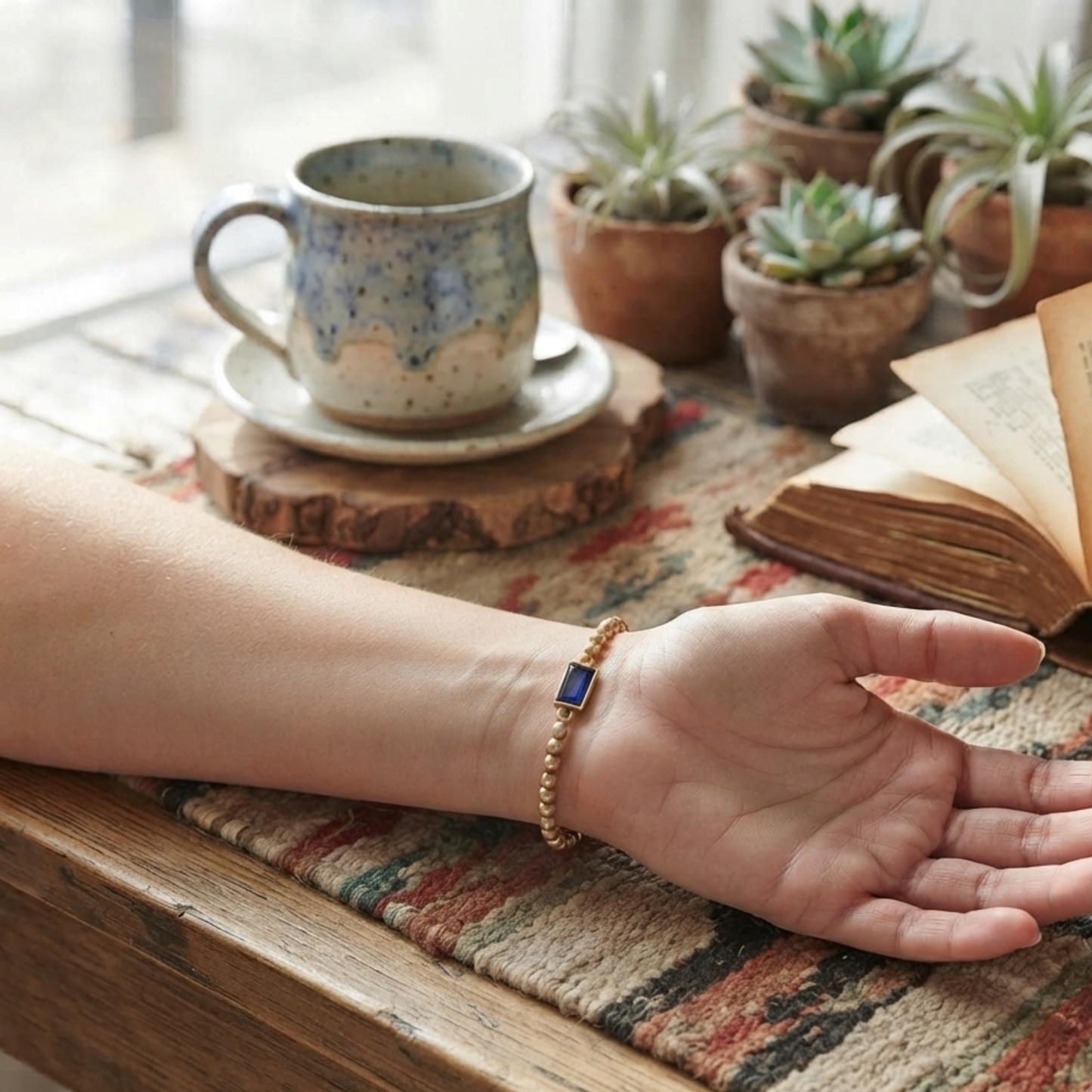 Persoonlijke Geboortesteen Kralen Armband