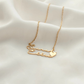Gepersonaliseerde Twee Namen Hart Ketting