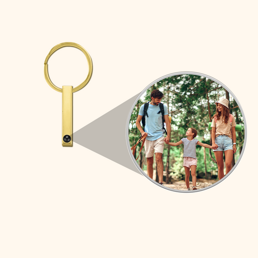 Bar-Sleutelhanger met Projectiebedel