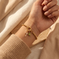 Kralen Geboortesteen Kruis Bedel Armband