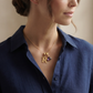 Initiaal Geboortesteen Bedel Ketting