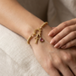 Gepersonaliseerde Initiaal Geboortesteen Kralen Armband