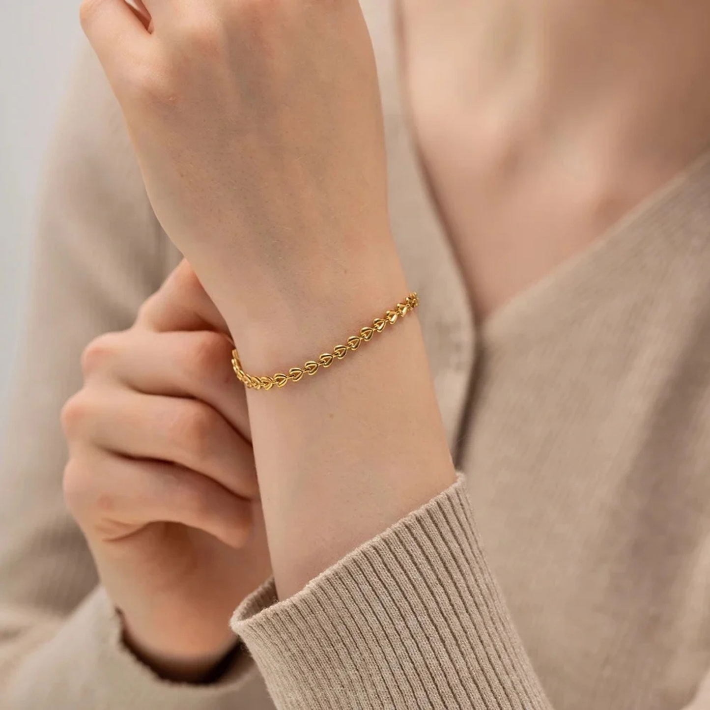 Voor Altijd Verbonden Hartjes Armband