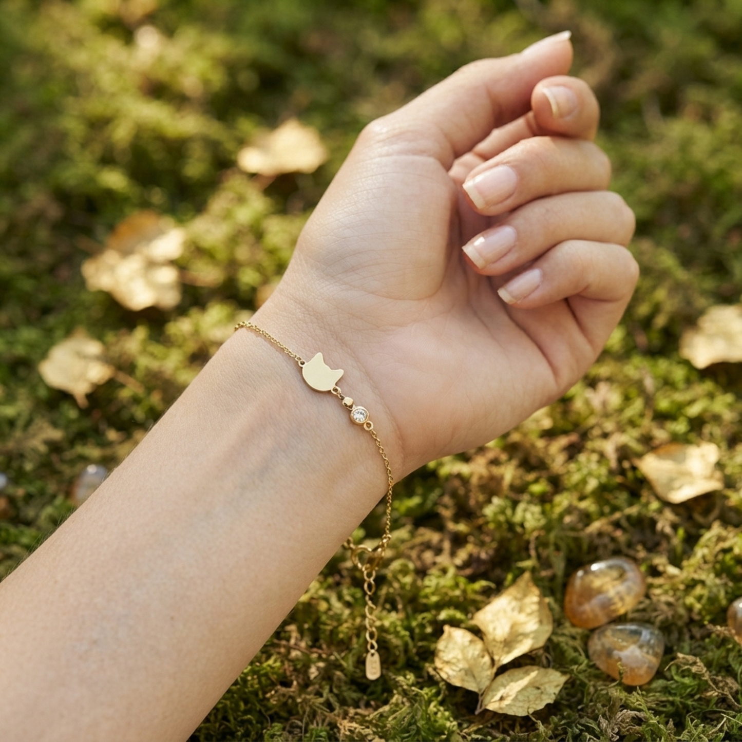 Gepersonaliseerde Katten Naam Armband
