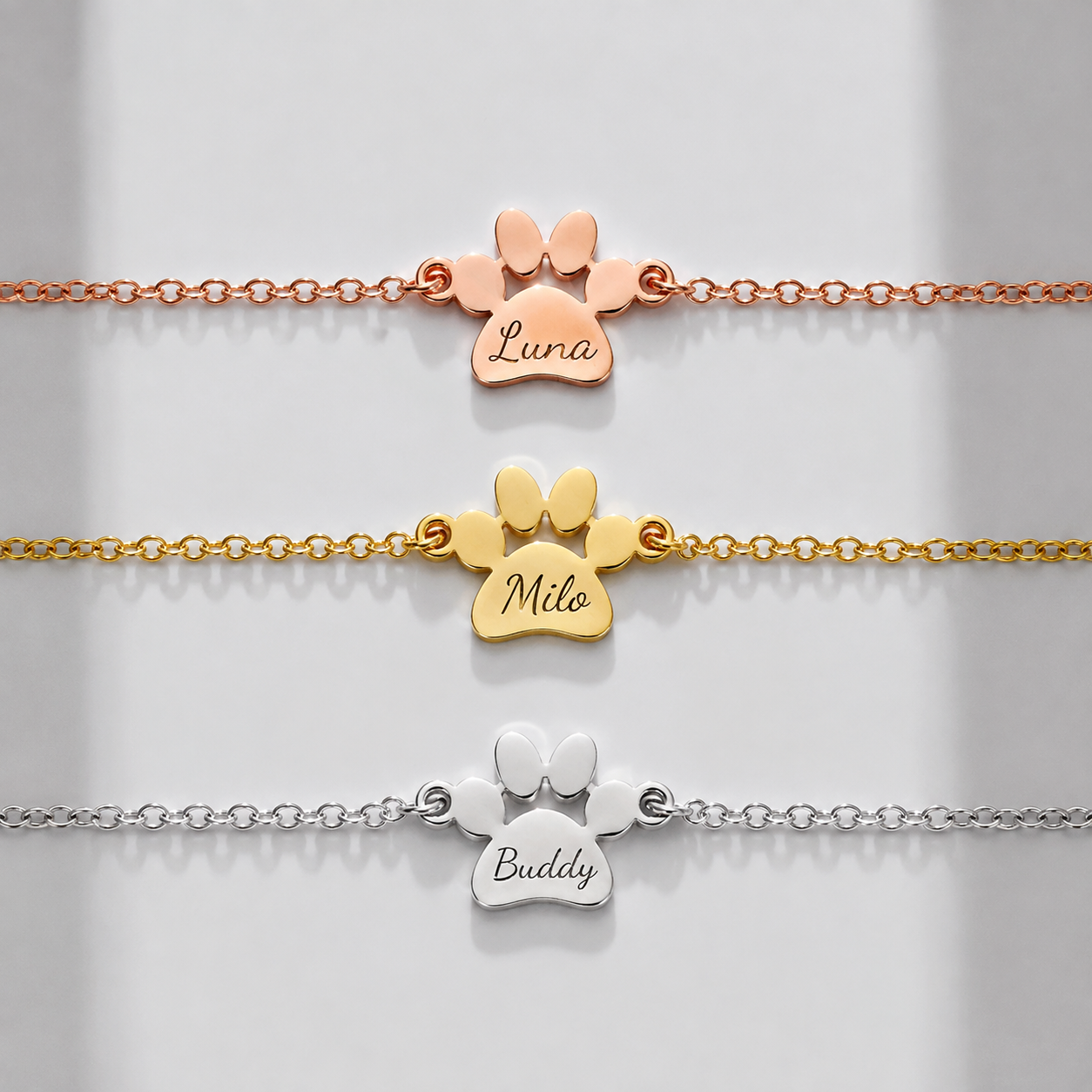 Gepersonaliseerde Naam Pootafdruk Armband