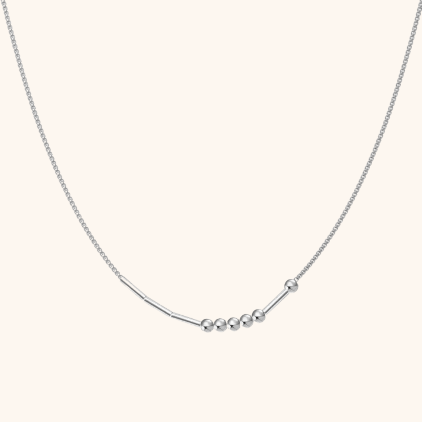 Gepersonaliseerde Morse Code Ketting