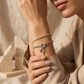 Kralen Geboortesteen Kruis Bedel Armband