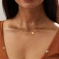 Gepersonaliseerde Twee Namen Hart Ketting