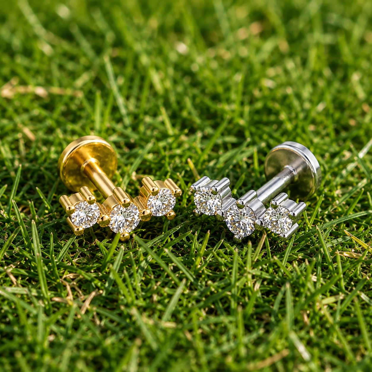 Minimalistische Trinity Spark Stud