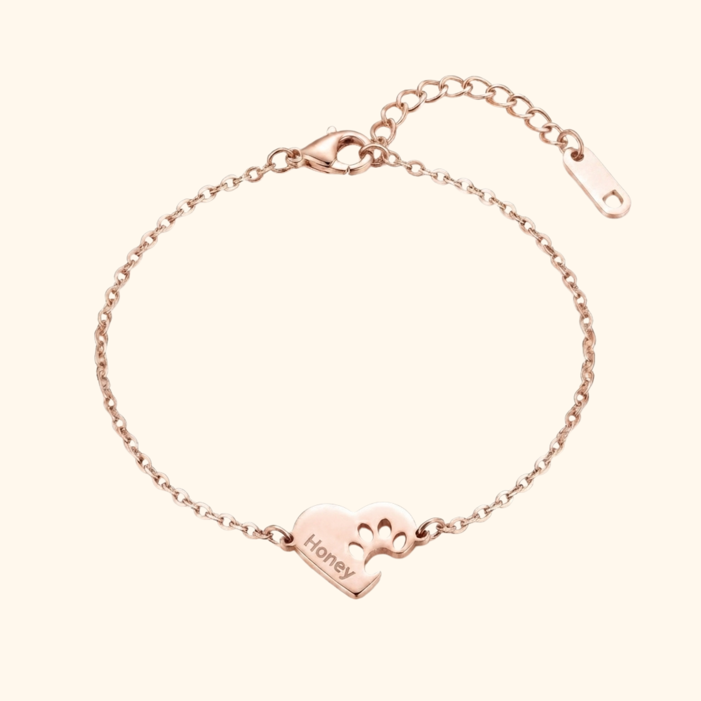 Gepersonaliseerde Pootafdruk Naam Armband