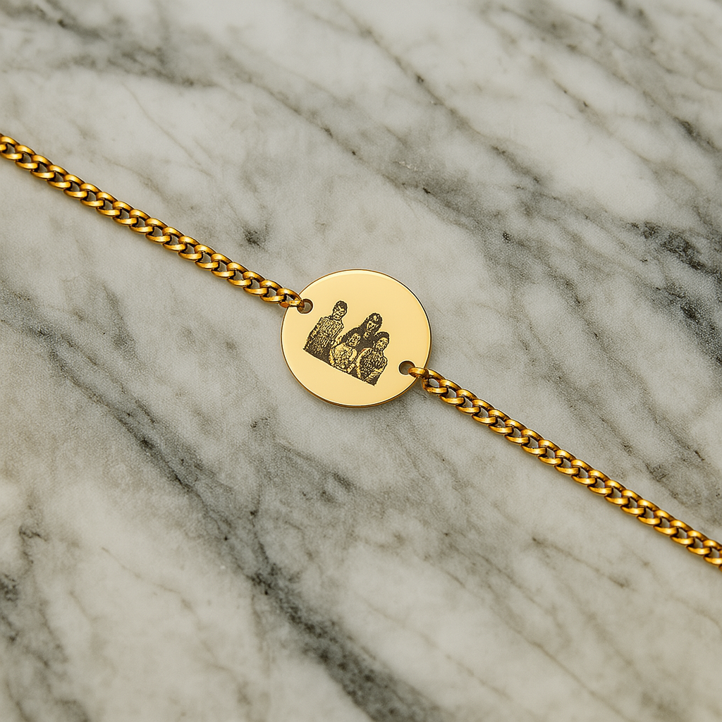 Gepersonaliseerde Armband met Aangepaste Print