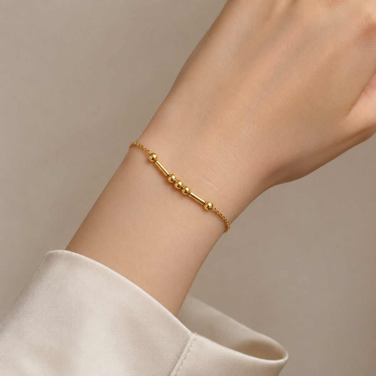 Gepersonaliseerde Morse Code Armband