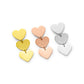 Triple Heart Statement Earrings