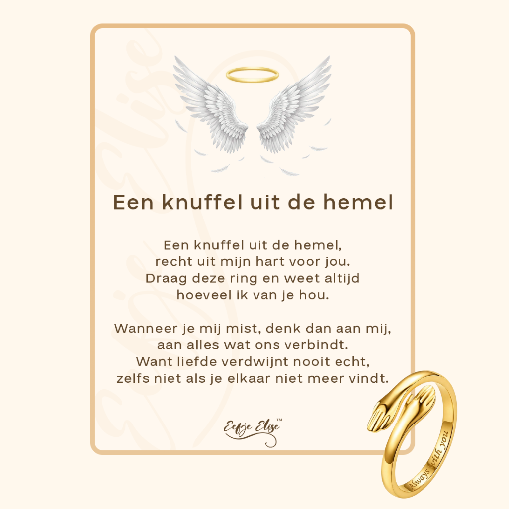 “Knuffel uit de Hemel” Ring
