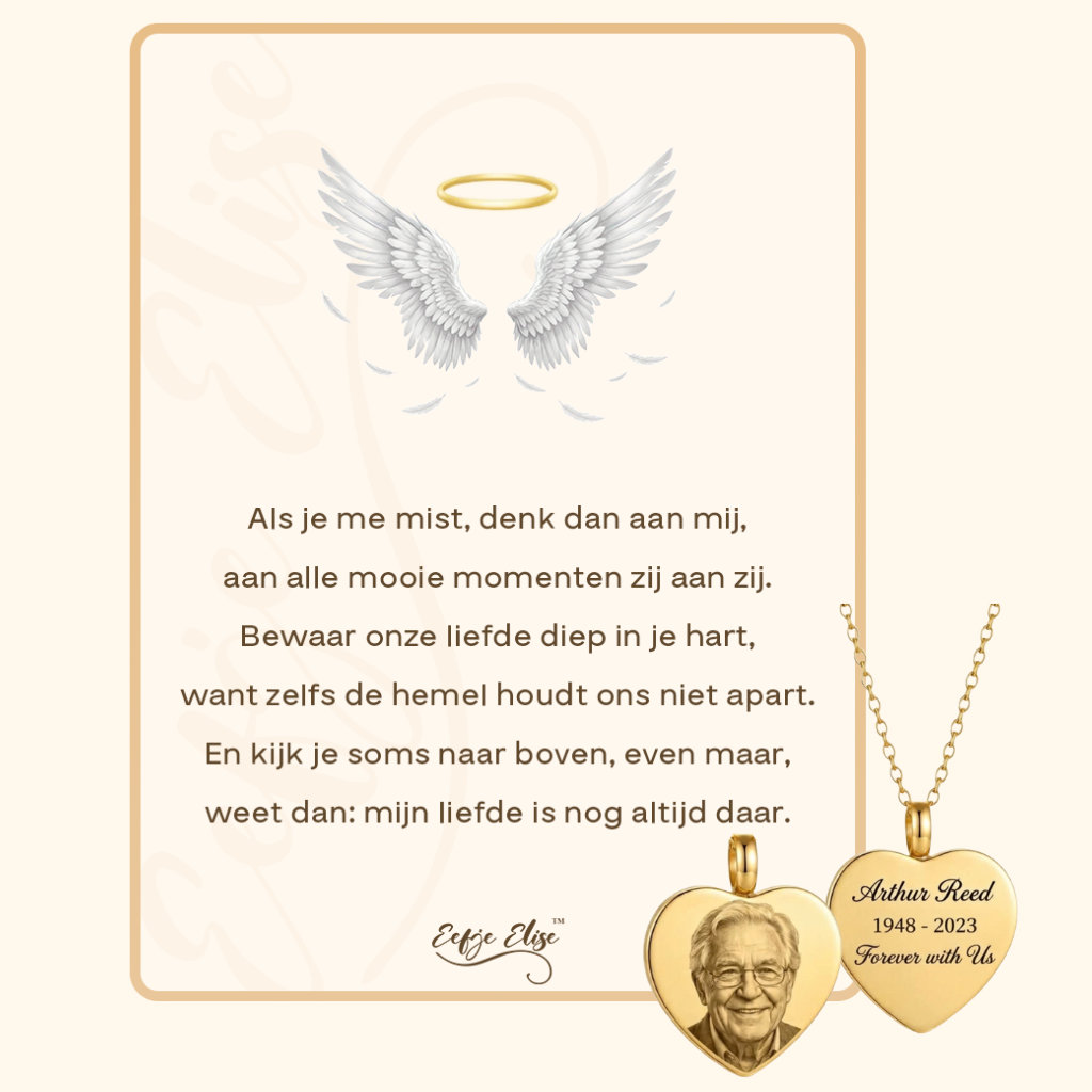 Gepersonaliseerde Herinnerings Urn Ketting