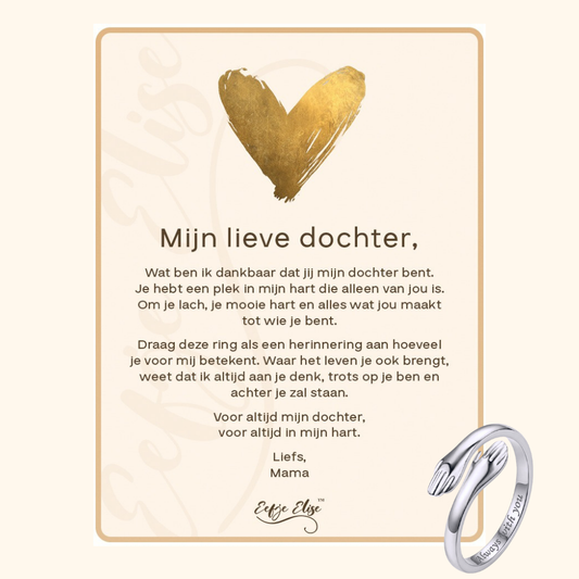 “Mijn Lieve Dochter” Knuffel Ring