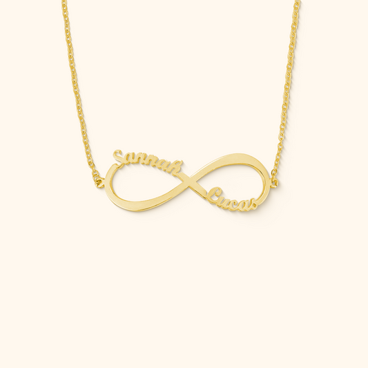 Infinity Liefde Naam Ketting