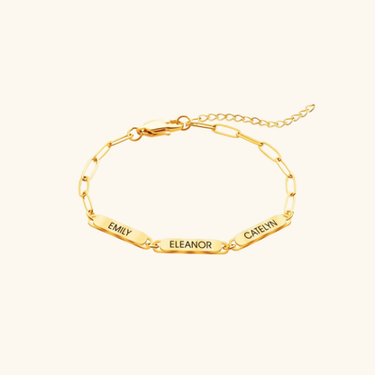 Gepersonaliseerde Schakel Charm Armband