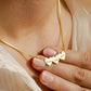 Gepersonaliseerde Hartvormige Gegraveerde Ketting