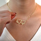 Gepersonaliseerde Hart Naam Ketting