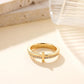 Gouden Kruis Ring