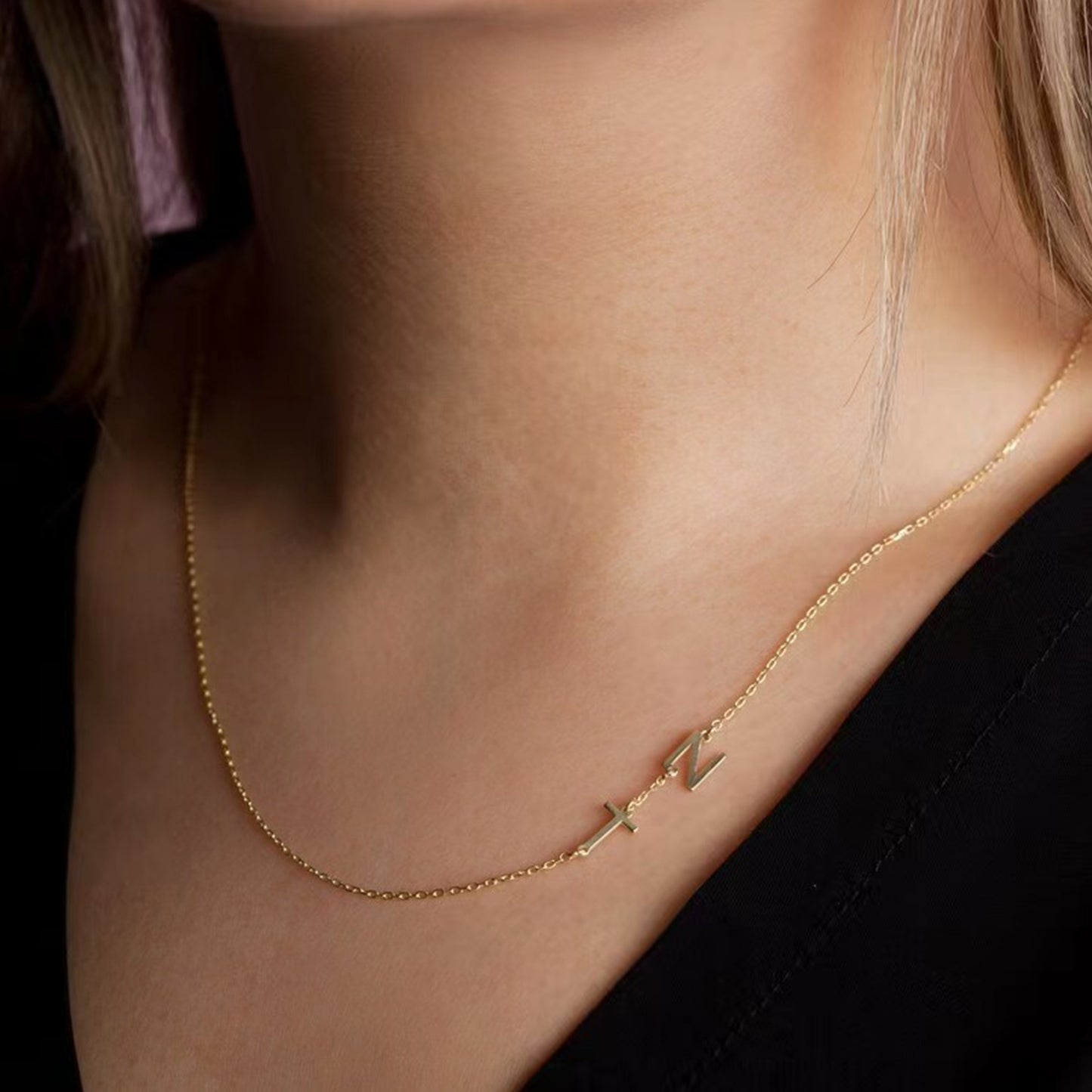 Gepersonaliseerde Letters Initialen Ketting