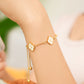 <tc>Pearl Clover Name Bracelet</tc>