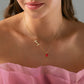 Kalligrafie Naam Geboortesteen Ketting