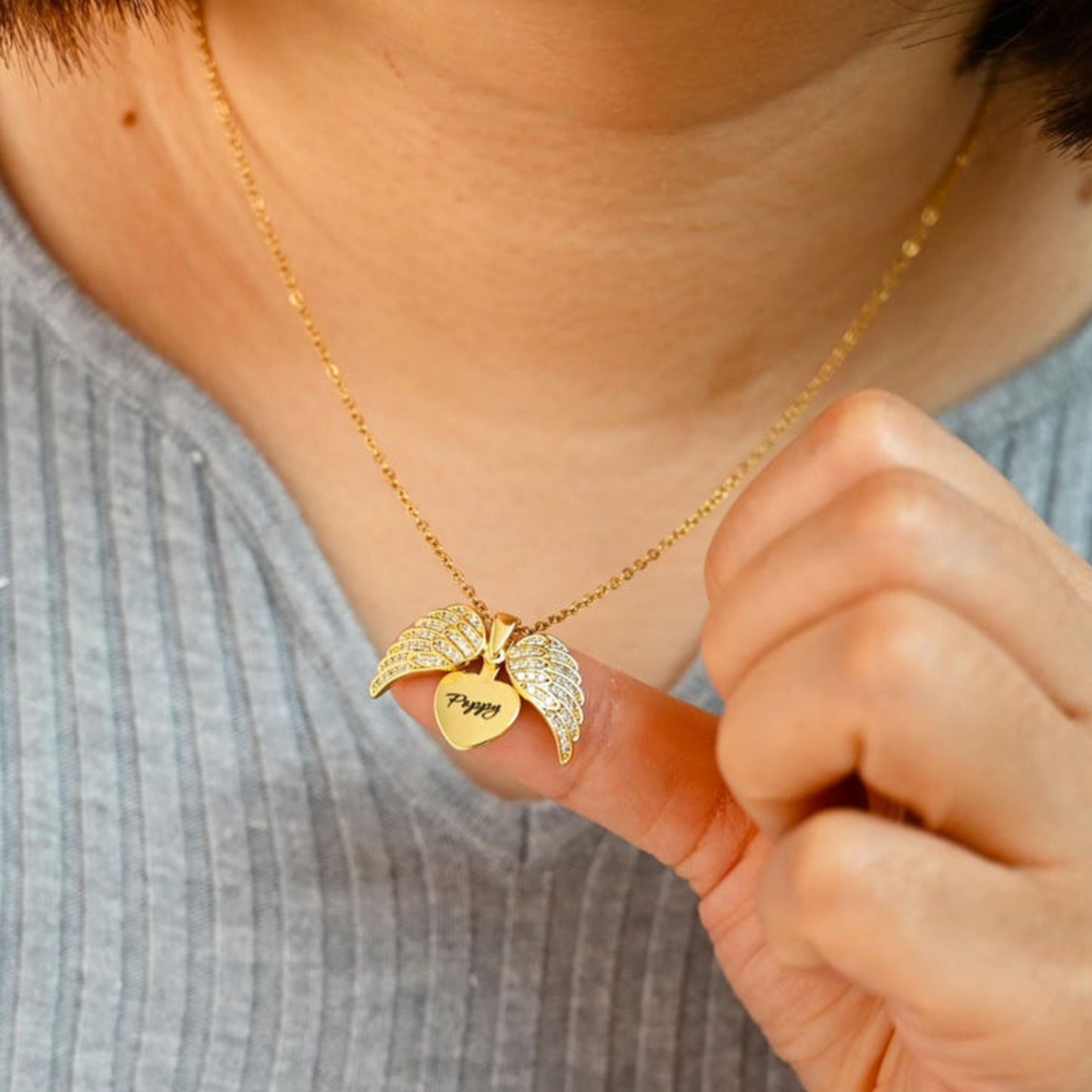 Beschermengel Vleugels Ketting